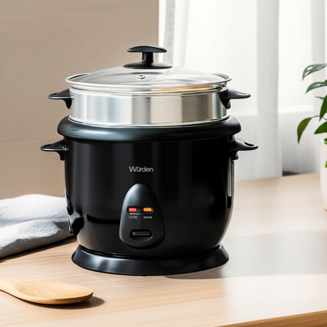 WURDEN - Olla Arrocera Wurden 1.8 Litros con Vaporera Acero