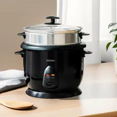 WURDEN - Olla Arrocera 1.8 Litros con Vaporera Acero
