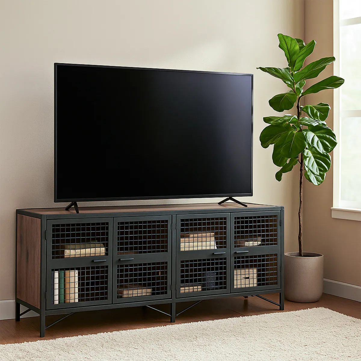 SAUDER - Rack Tv 60 Pulgadas Boulevard Café Sauder