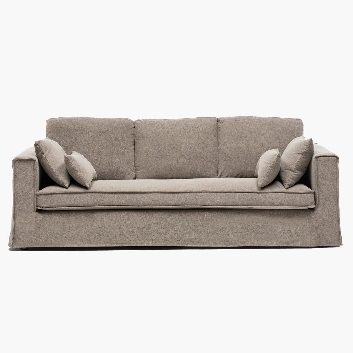 BASEMENT HOME - Sofá Baldomero 3 Cuerpos Tela Basement Home