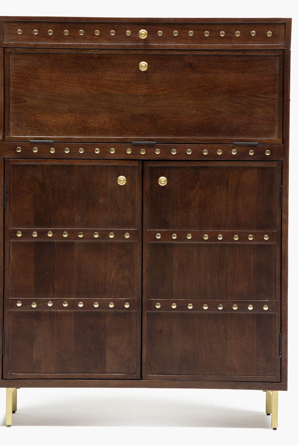 BASEMENT HOME - Bar Basement Home Mountbatten De Madera Con Gabinetes Marrón