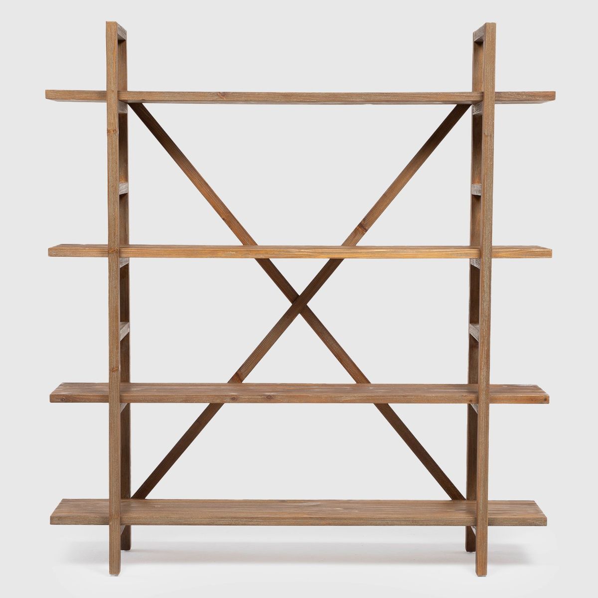 BASEMENT HOME - Estante Bautista de Madera Abeto Reciclada 4 Niveles Basement Home