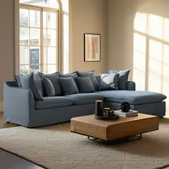 BASEMENT HOME - Sofá Seccional Derecho Atlanta 4 Cuerpos