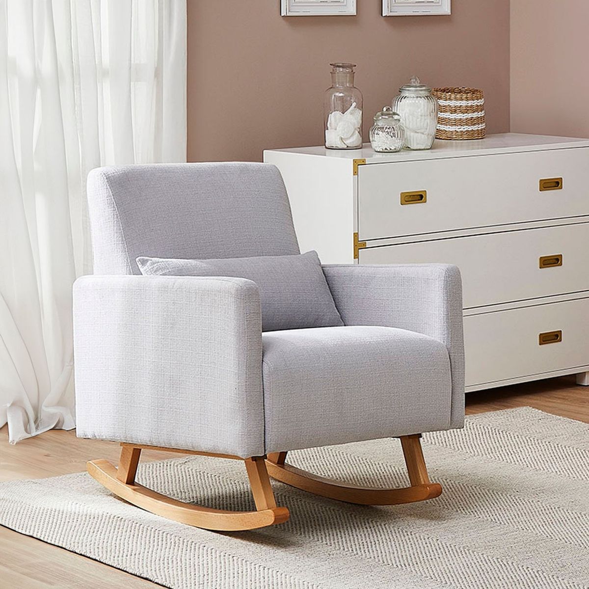 MICA KIDS - Sillón De Lactancia Mecedora Milo Mica Kids