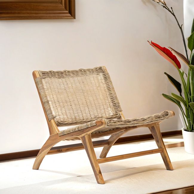 BASEMENT HOME - Sitial Basement Home New Mindi Rattan Estilo Industrial