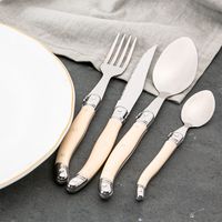 Juego de Cubiertos 24 Piezas Francia Crema