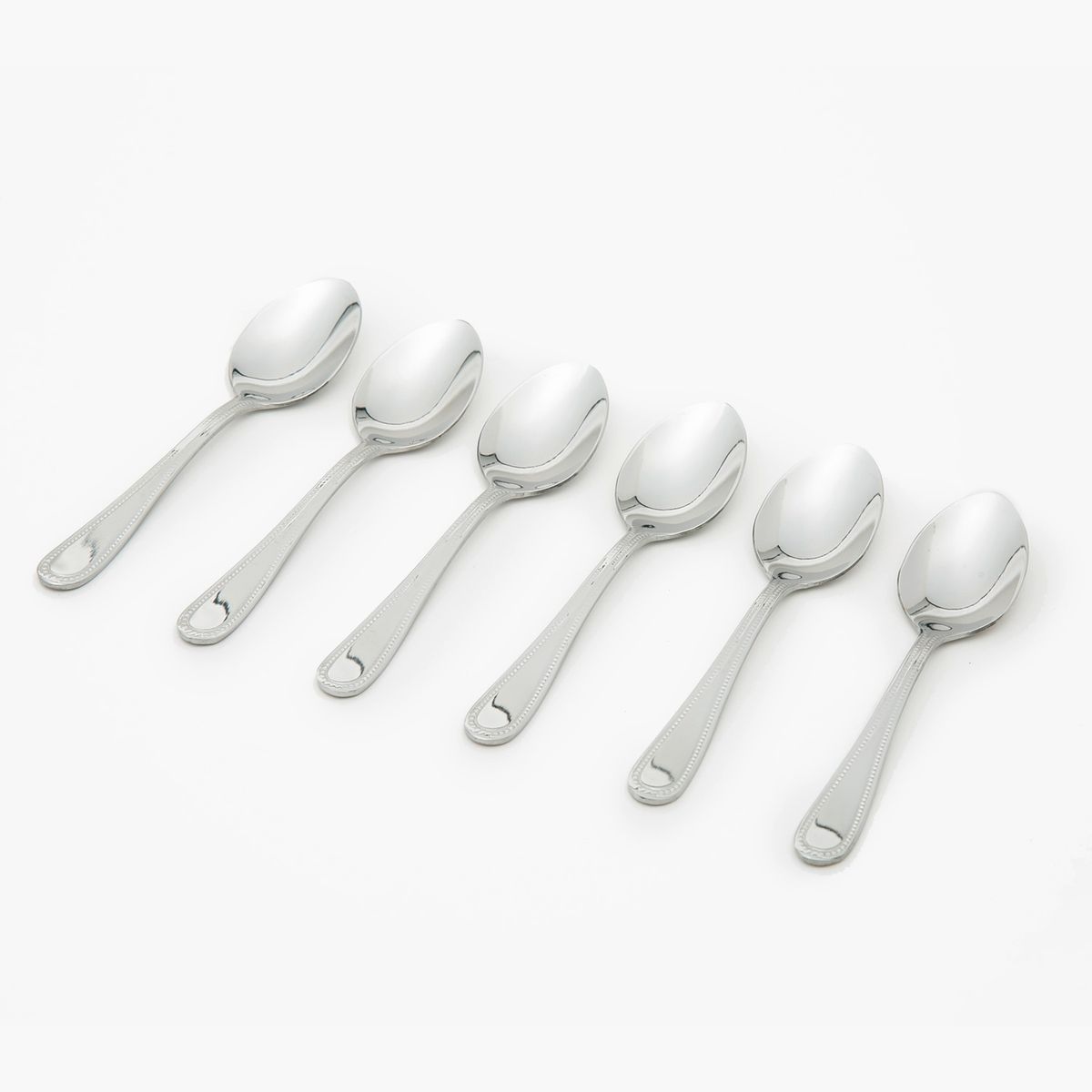 ROBERTA ALLEN - Cucharas de Café Roberta Allen Pearl Acero Inoxidable 6 Unidades