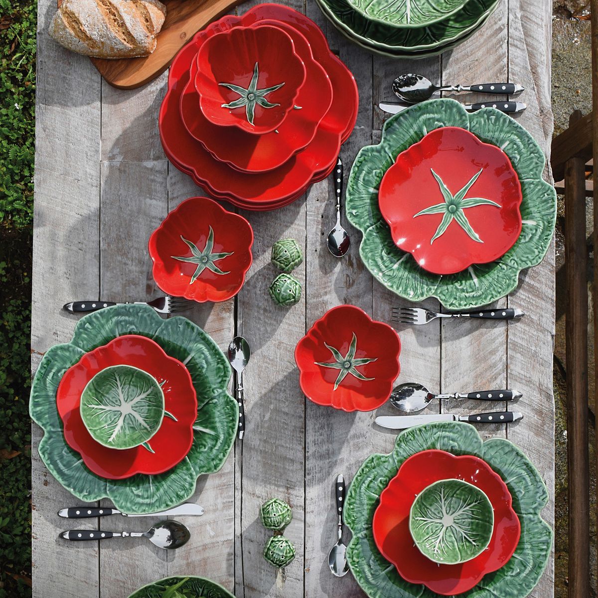 BORDALLO - Plato Base 30 Cm Repollo Cerámica Bordallo