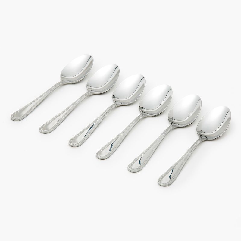 ROBERTA ALLEN - Set de Cucharas de Té Roberta Allen Pearl Acero Inoxidable 6 Unidades