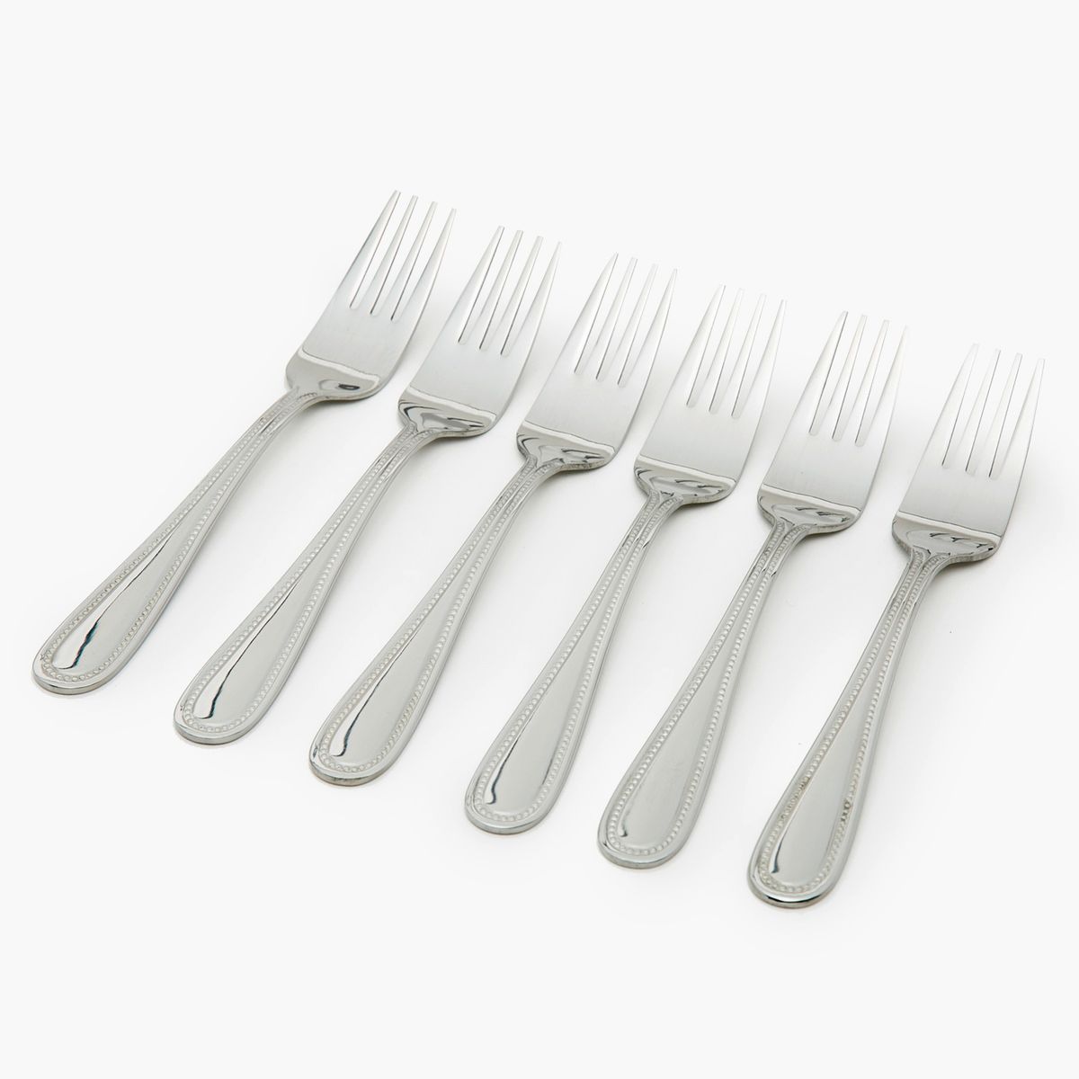 ROBERTA ALLEN - Set de 6 Tenedores de Torta Roberta Allen Pearl Acero Inoxidable