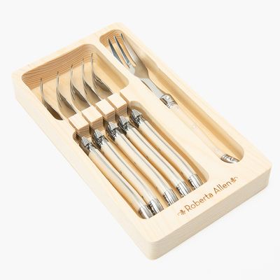 Imagen 2 del producto Juego de 6 Tenedores para Torta Francia Crema