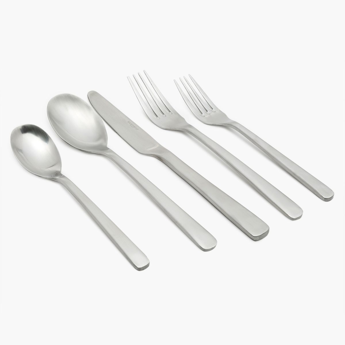 BASEMENT - Juego de Cubiertos Basement Linox 30 Piezas Acero Inoxidable