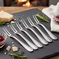 Cuchillería 6 Piezas Tenedores Aperitivo Pearl Acero Inoxidable