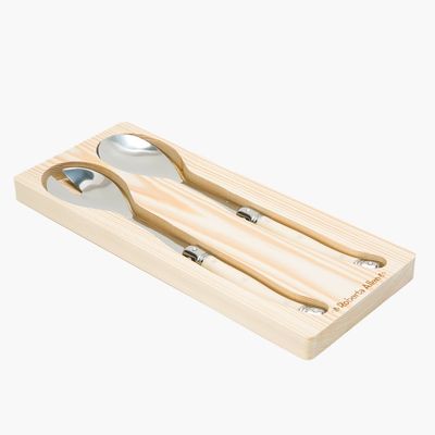 Imagen 2 del producto Set 2 Piezas Servir Ensalada Francia Crema