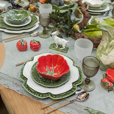 Imagen 2 del producto Fuente Larga Repollo Cerámica 40 Cm