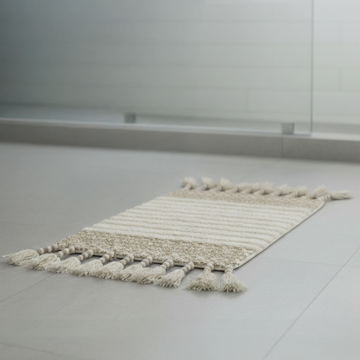 BASEMENT HOME - Alfombra de Baño Kelim Basement Home Jaipur 40x60 cm Beige