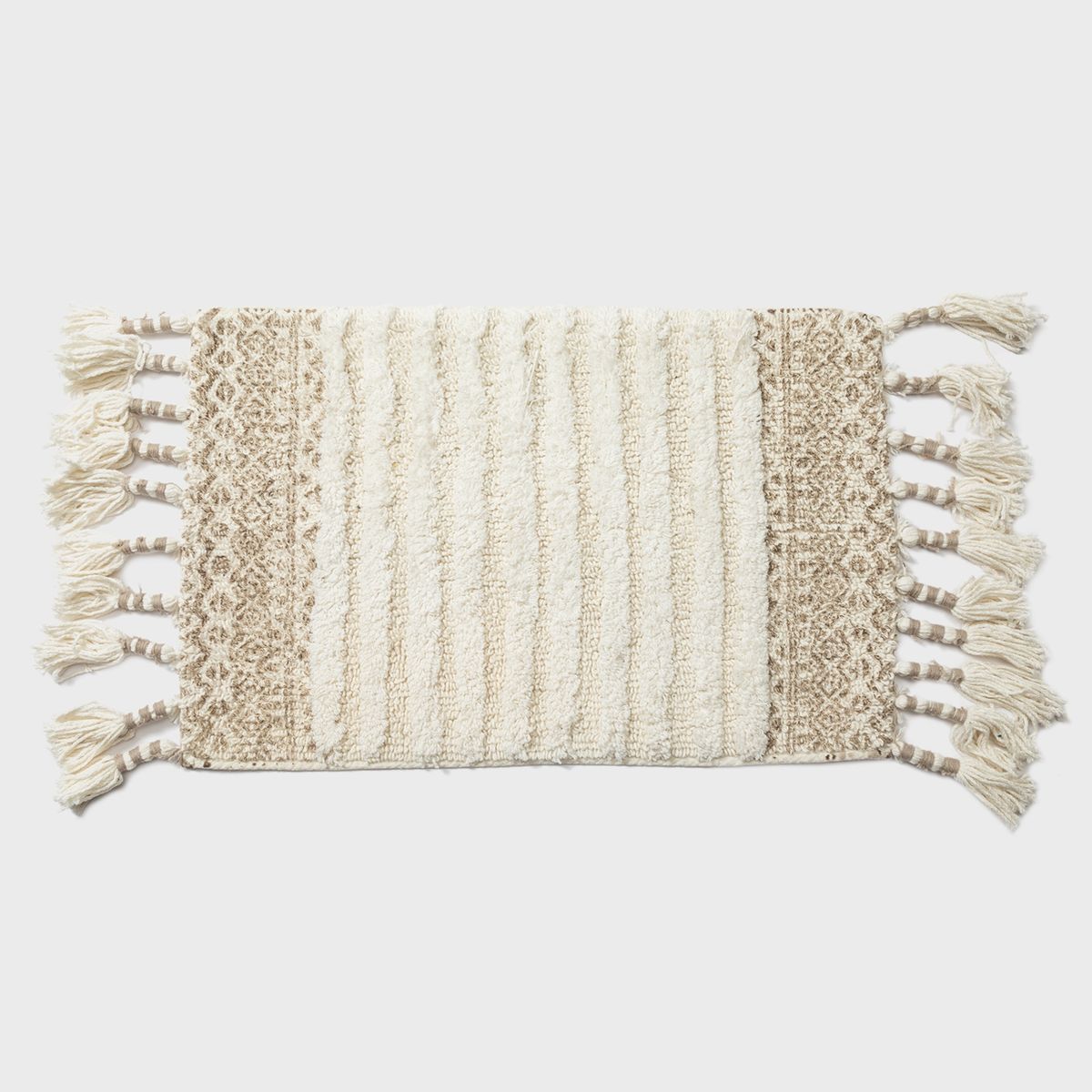 BASEMENT HOME - Alfombra de Baño Kelim Basement Home Jaipur 40x60 cm Beige