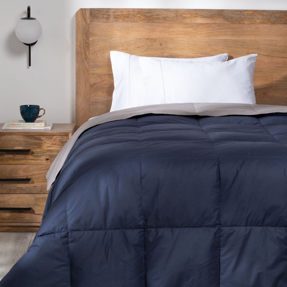 BASEMENT HOME - Plumón de Pluma Bicolor 5% Plumas 95% Algodón Basement Home