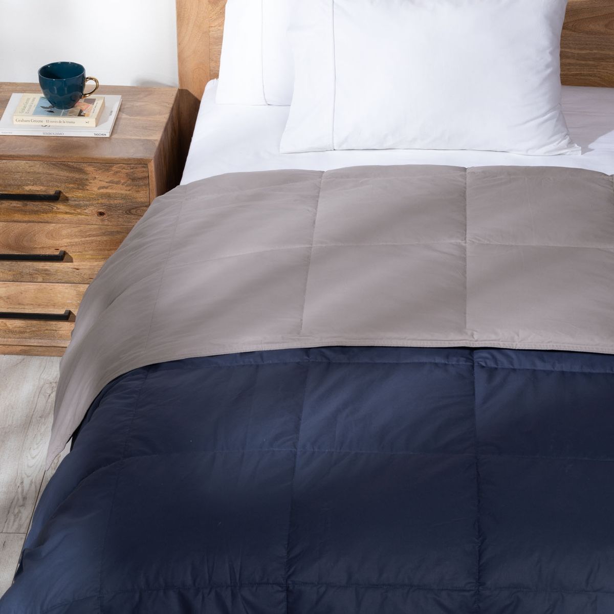 BASEMENT HOME - Plumón de Pluma Bicolor 5% Plumas 95% Algodón Basement Home