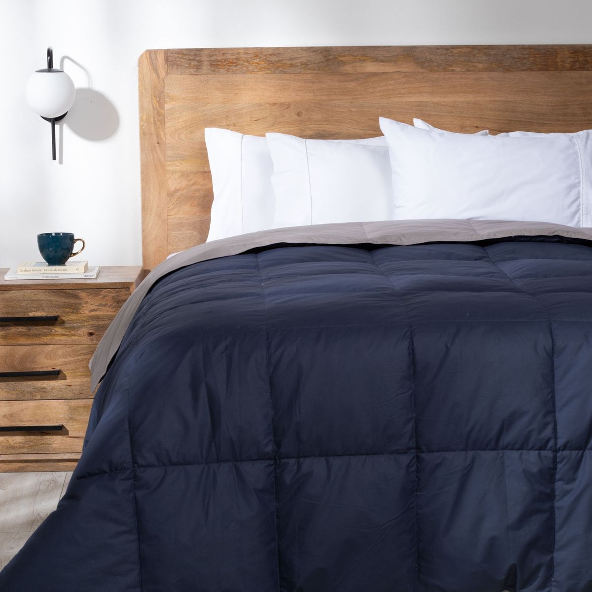 BASEMENT HOME - Plumón de Pluma Bicolor 5% Plumas 95% Algodón Basement Home