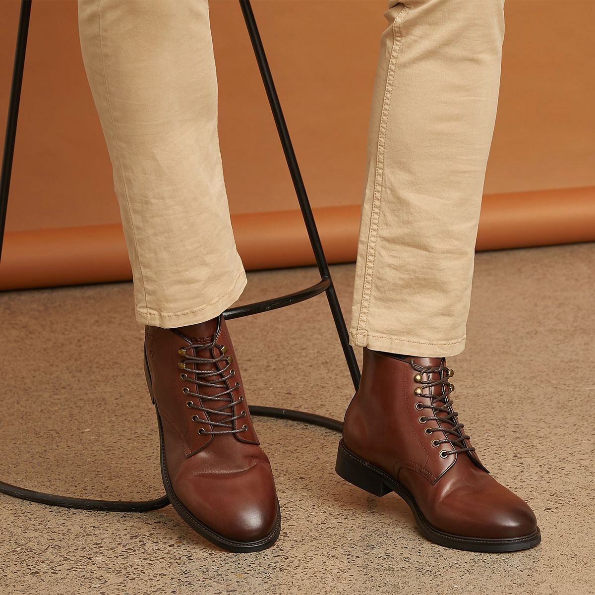 LA MARTINA - Botín Hombre Café La Martina