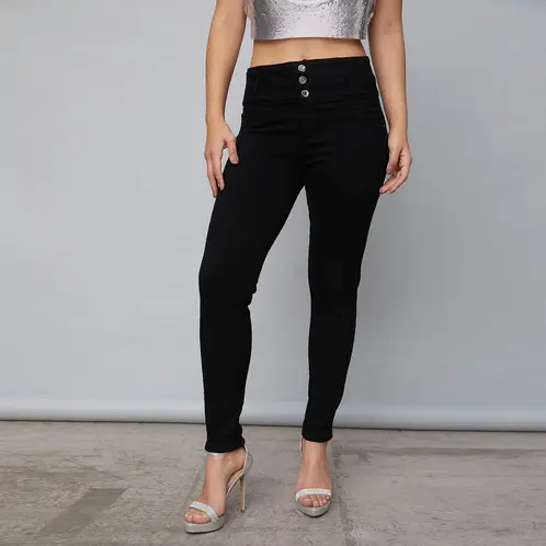 MOSSIMO - Jeans Skinny Push Up Tiro Alto Mujer