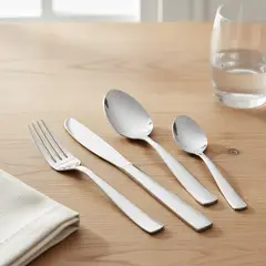 MICA - Set de Cubiertos Clásica Acero Inoxidable 24 Piezas