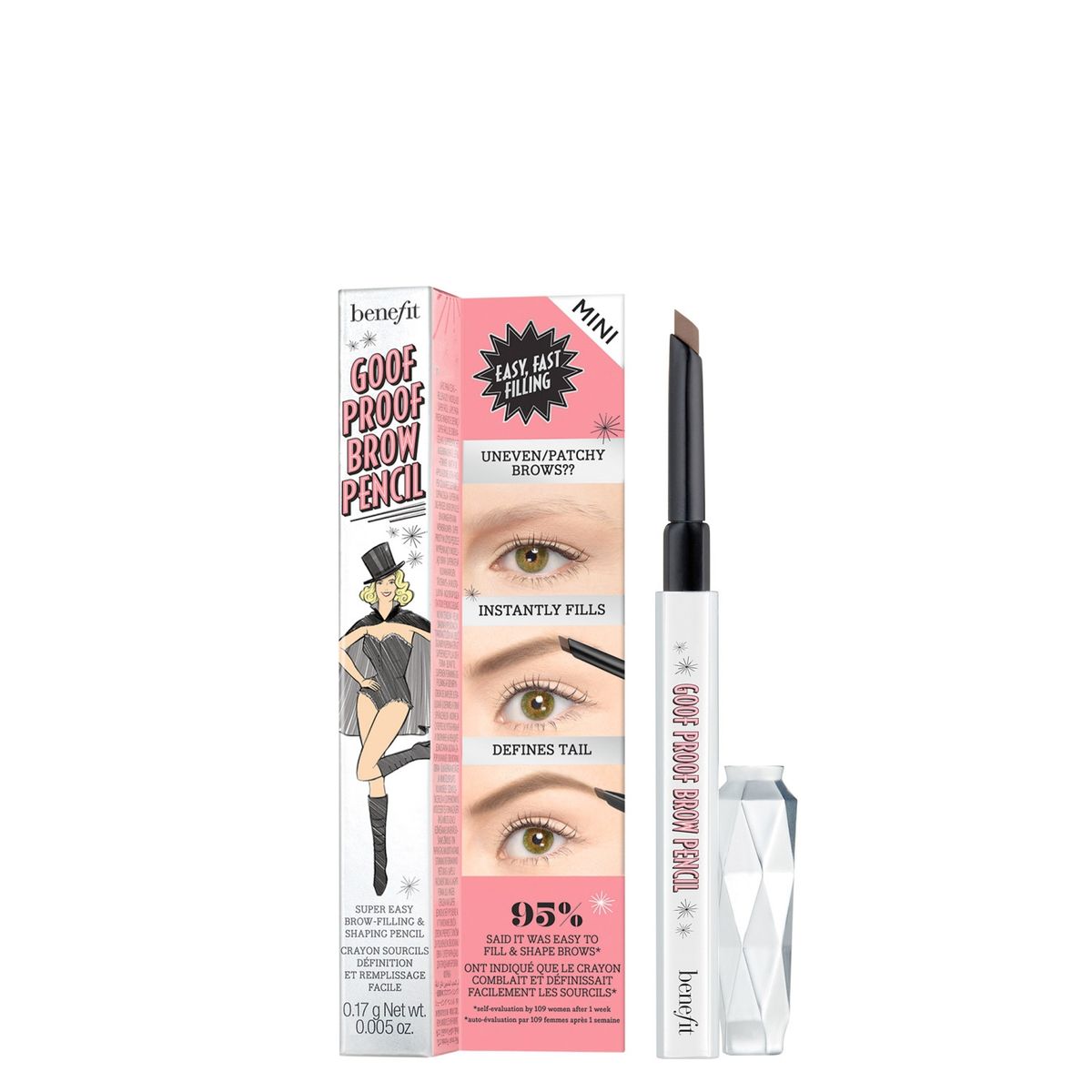 BENEFIT - Lapiz para Cejas Goof Proof Brow Pencil Mini Benefit