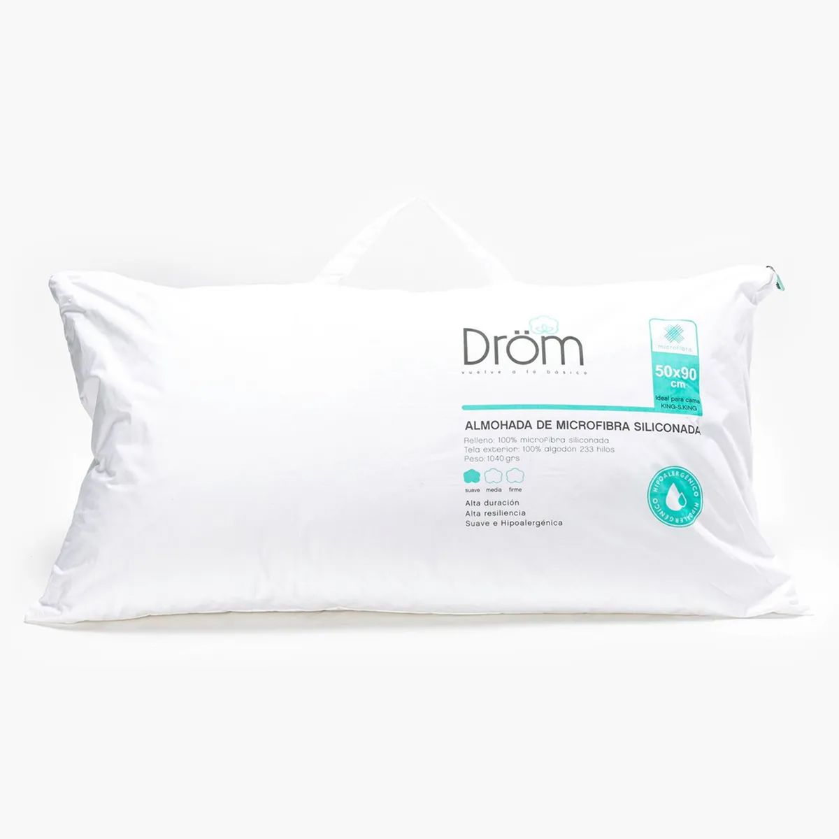 DROM - Almohada Microfibra Siliconada Drom