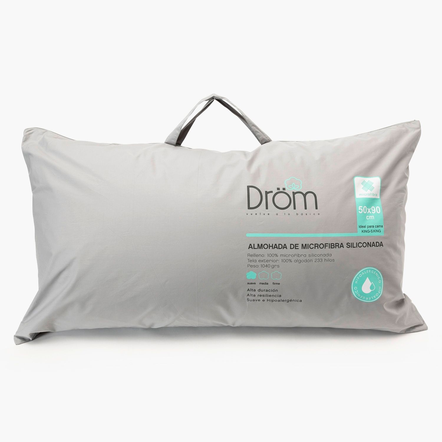 DROM Almohada Microfibra Siliconada Drom