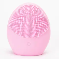 SYBILLA - Limpiador Facial Sónico Exfoliante De Silicona Rosado