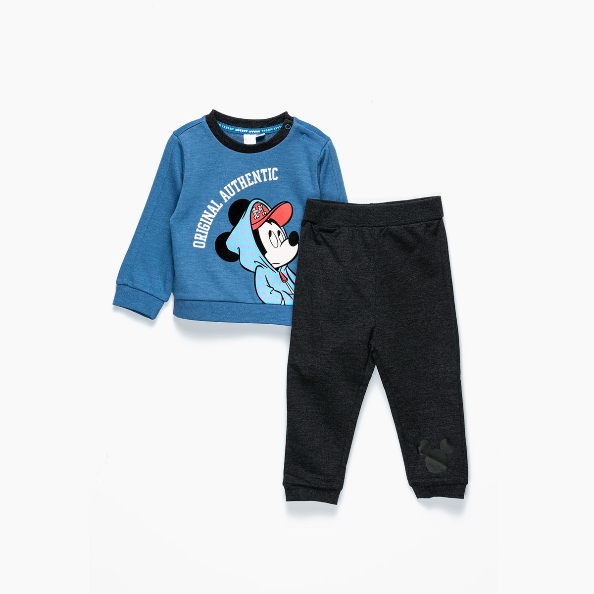STD CHARACTERS - Set 2 Piezas Pantalon Más Poleron Mickey Bebé Niño