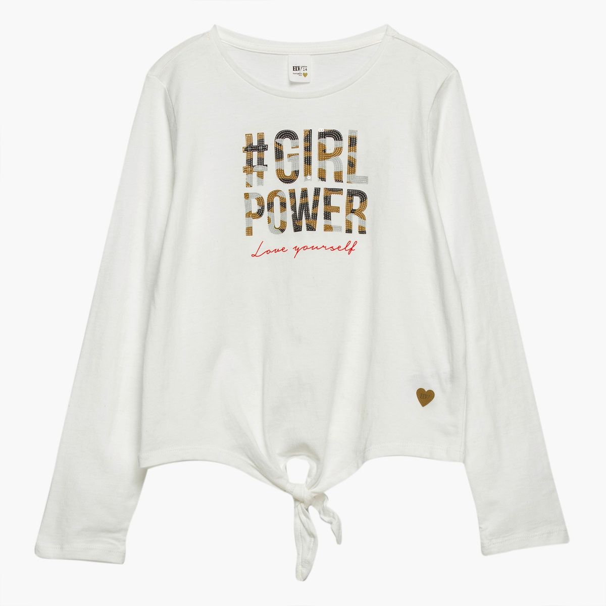 ELEVEN - Polera Con Lentejuelas Niña