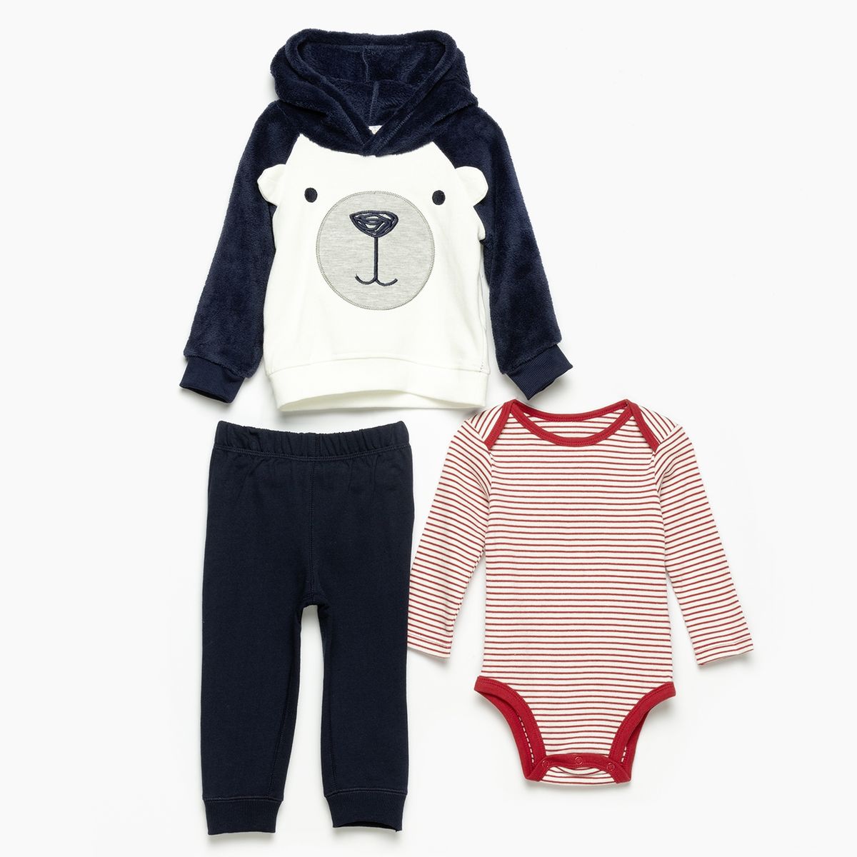 YAMP - Set buzo, body y polerón bebé niño