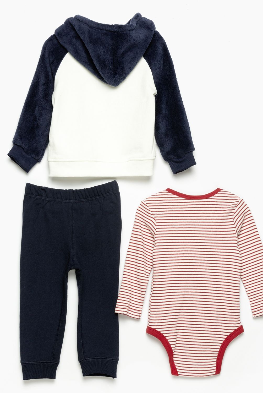 YAMP - Set buzo, body y polerón bebé niño