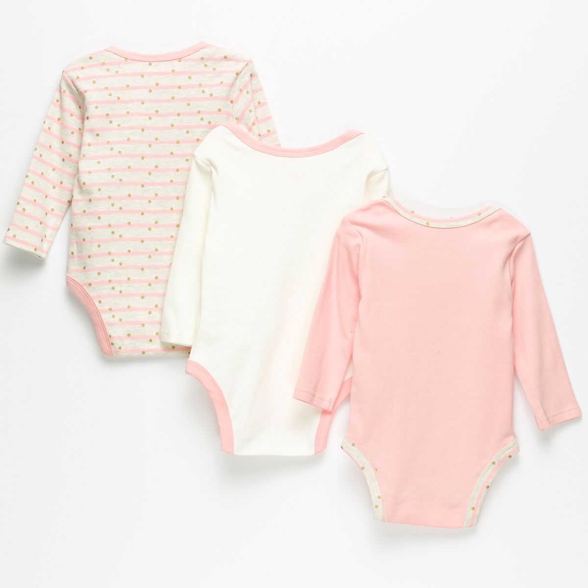 YAMP - pack 3 bodies algodón bebé niña