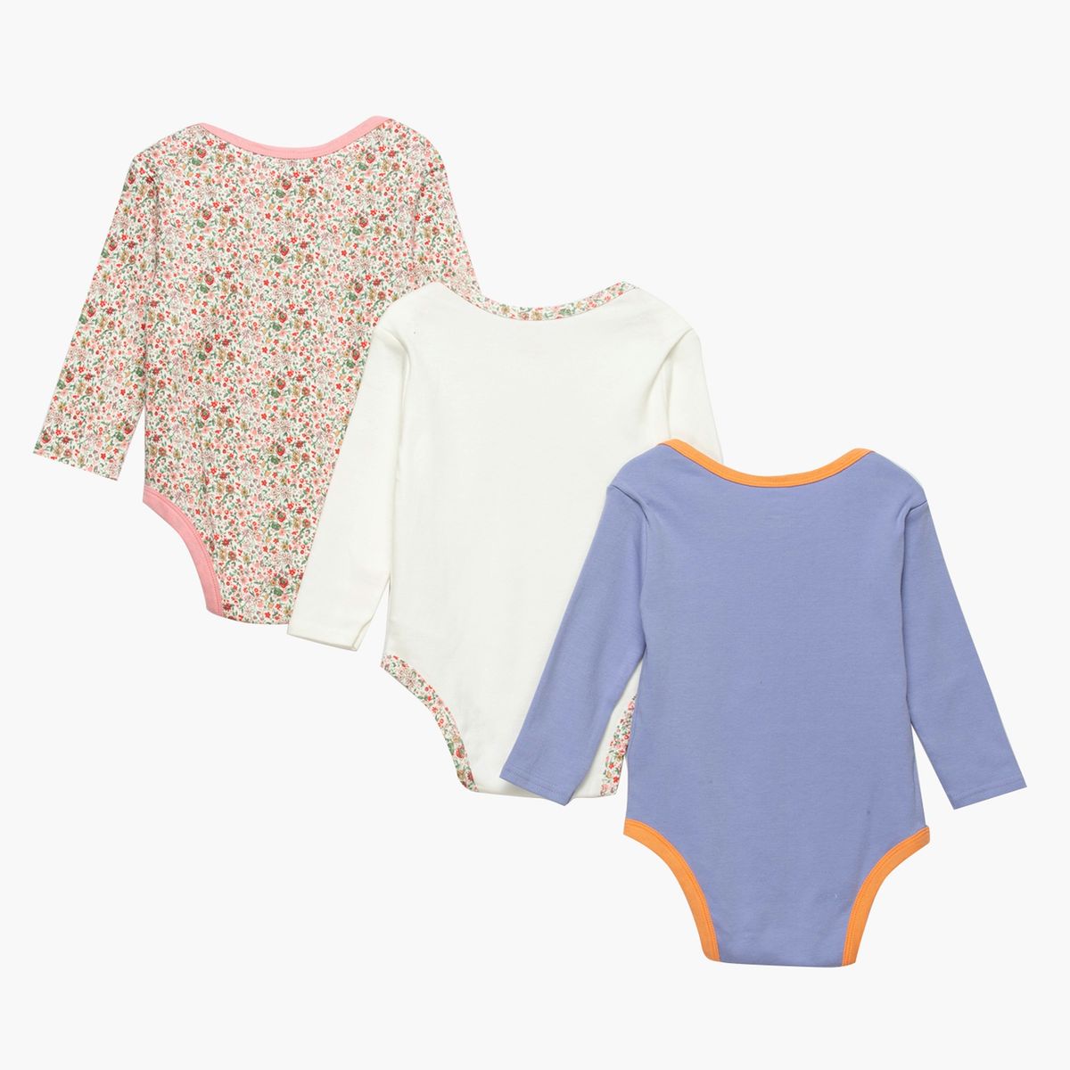 YAMP - pack 3 bodies algodón bebé niña