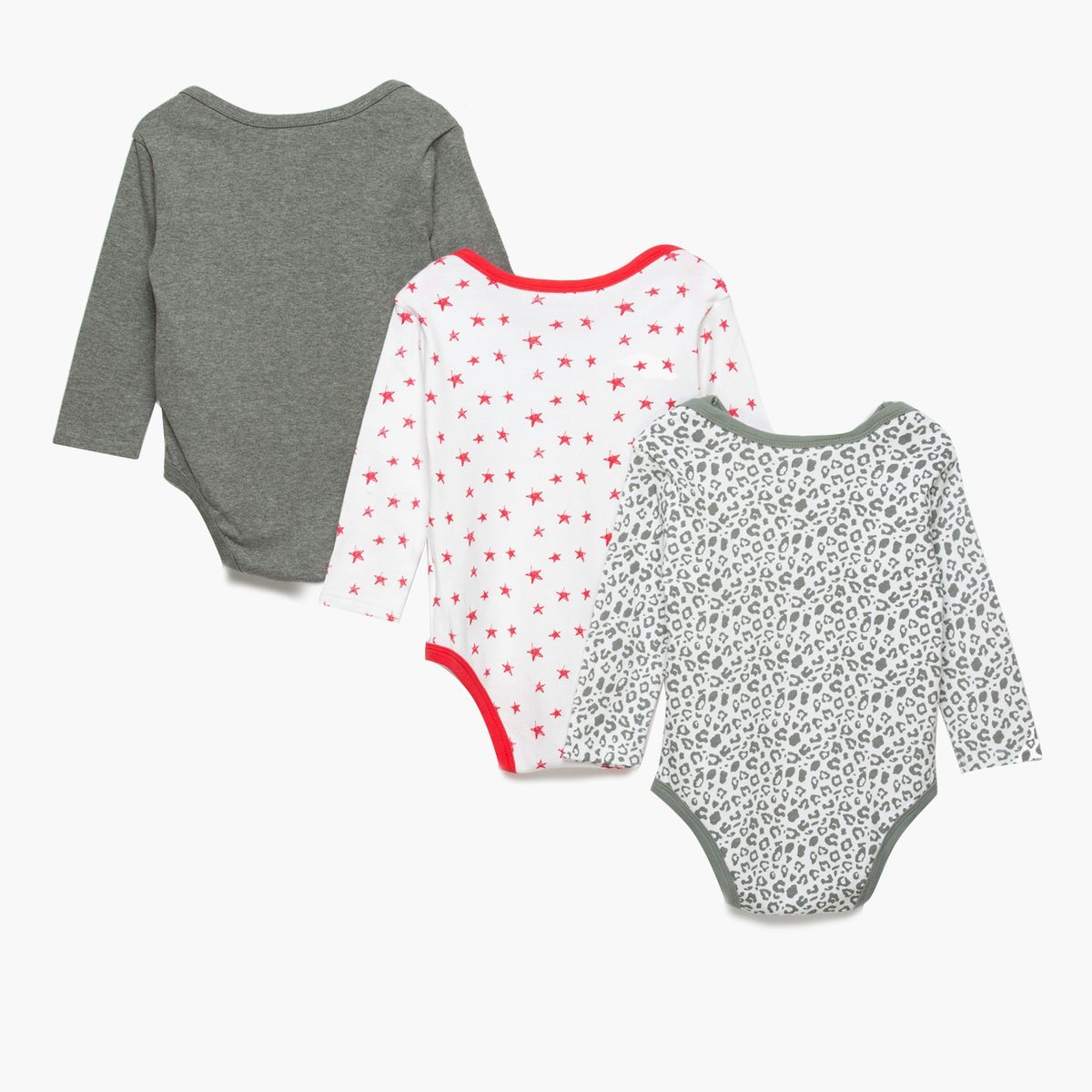 YAMP - pack 3 bodies algodón bebé niña