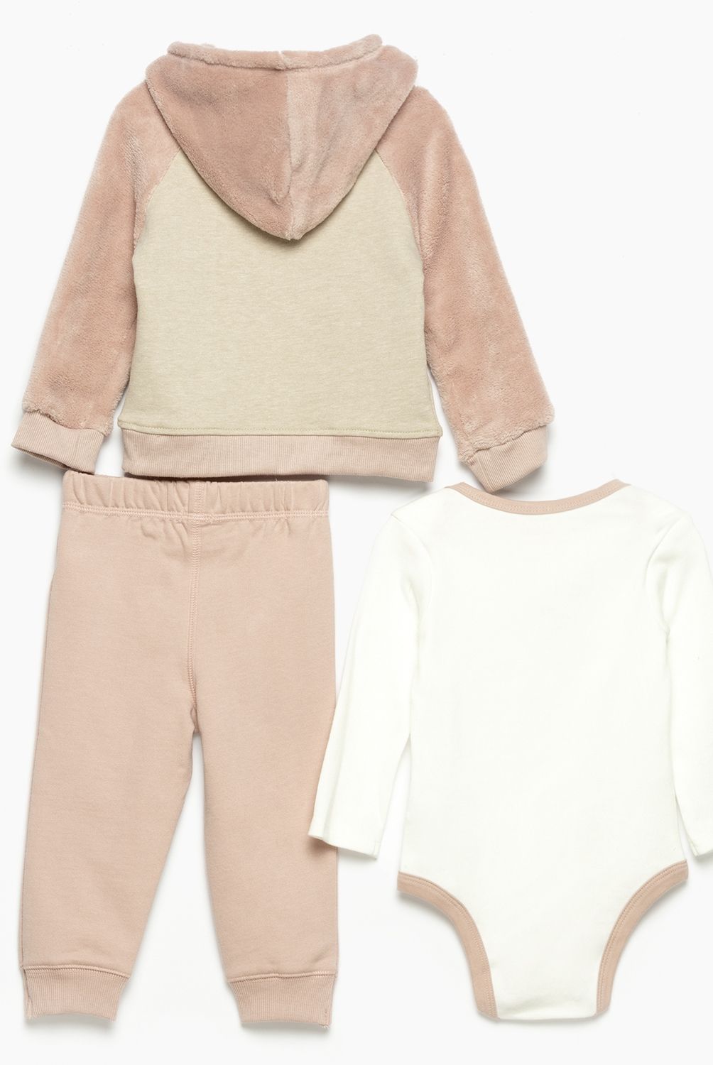 YAMP - Set buzo, body y polerón bebé niña