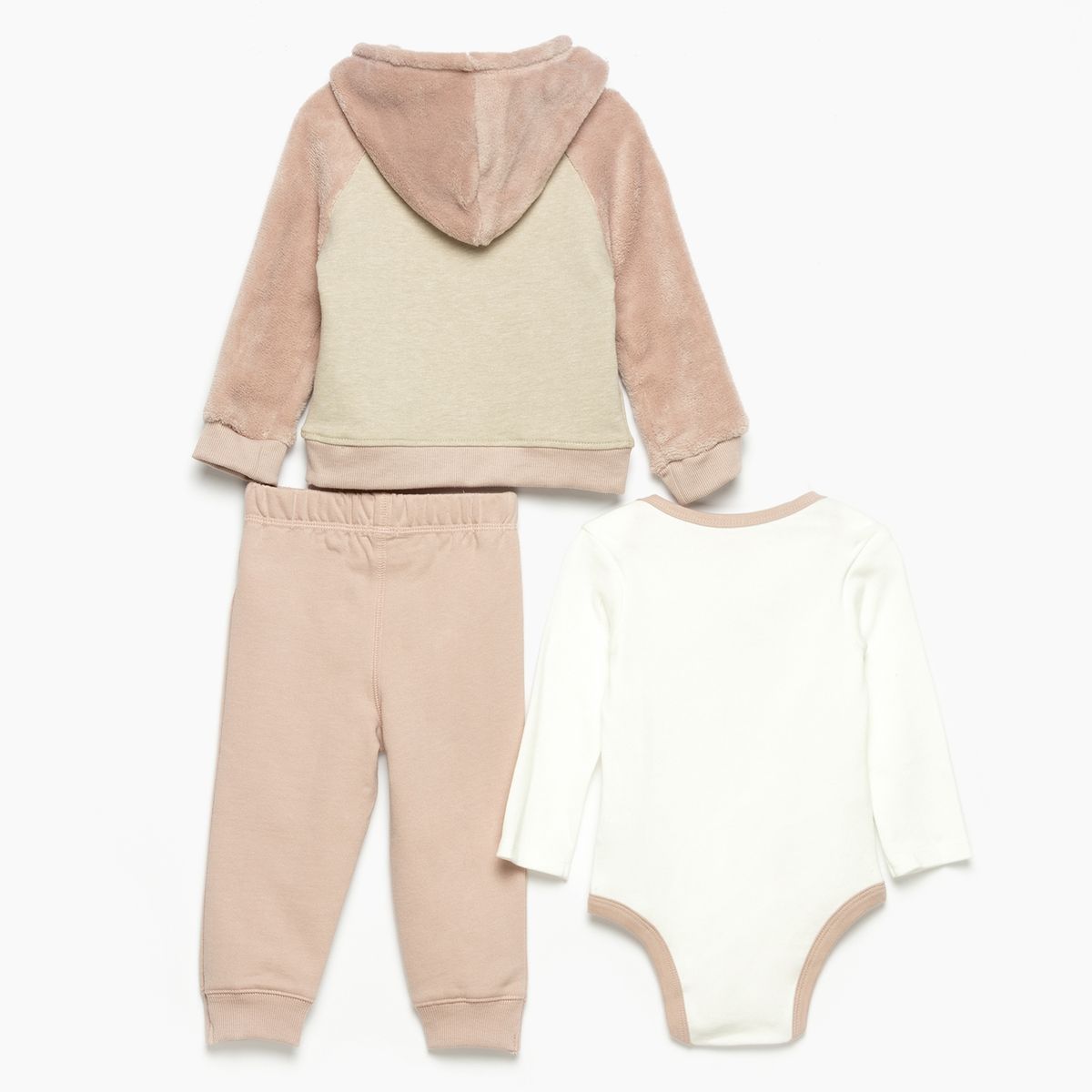 YAMP - Set buzo, body y polerón bebé niña