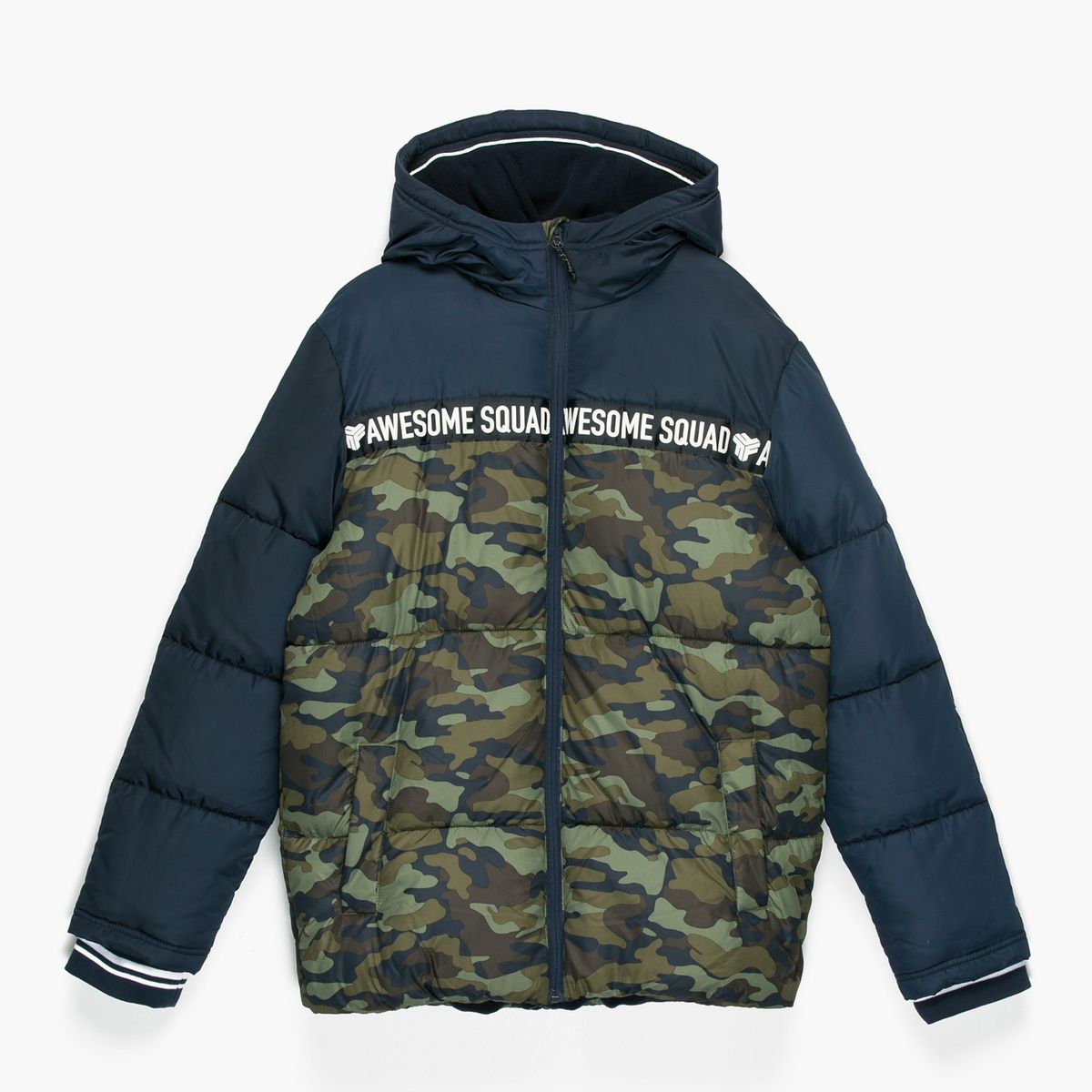 FEDERATION - Parka Forrado Peludo Con Cierre Niño