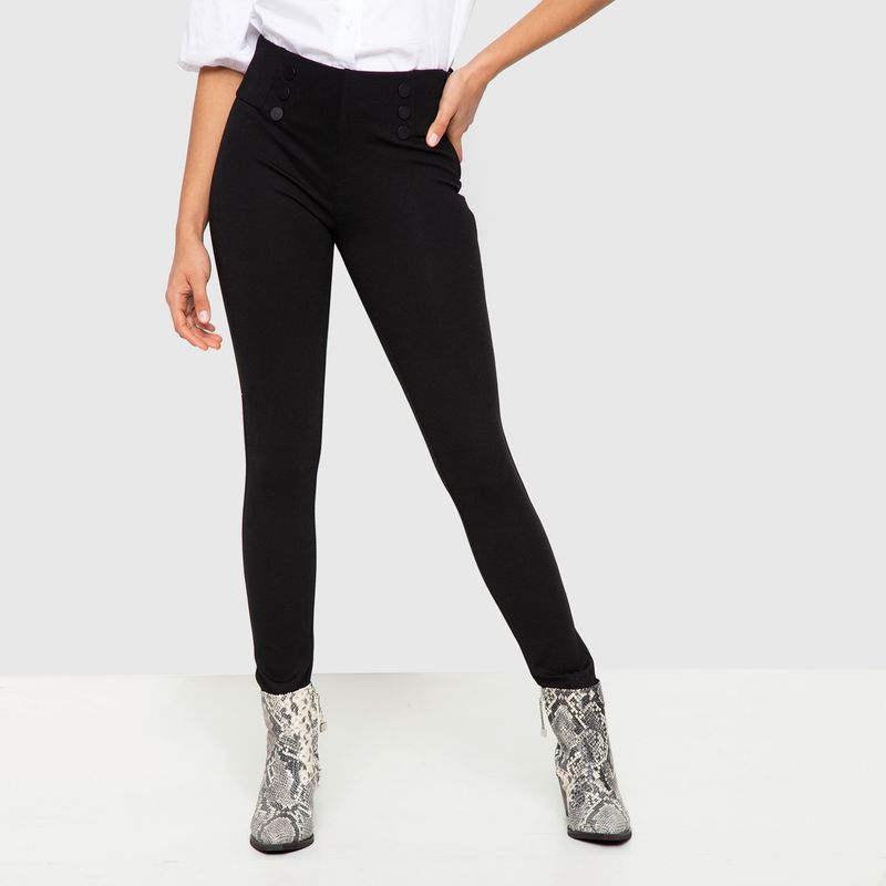 BASEMENT - Basement Calza Leggins Tiro Medio Mujer