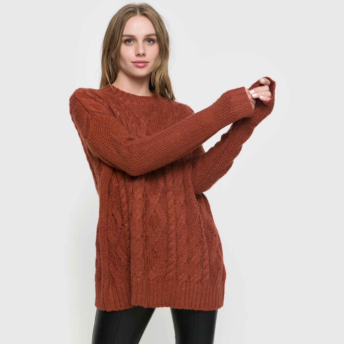 BASEMENT - Sweater Trenzas