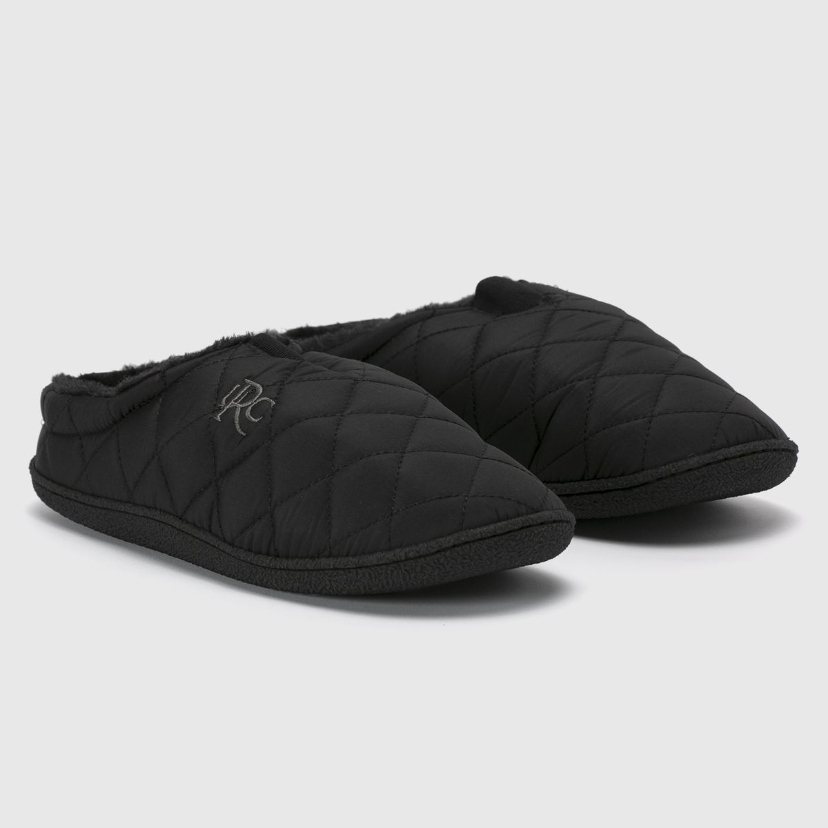 UNIVERSITY CLUB - Pantuflas Negras Hombre