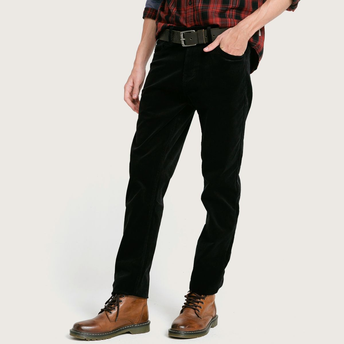 AMERICANINO - Pantalón Cotelé Slim Hombre