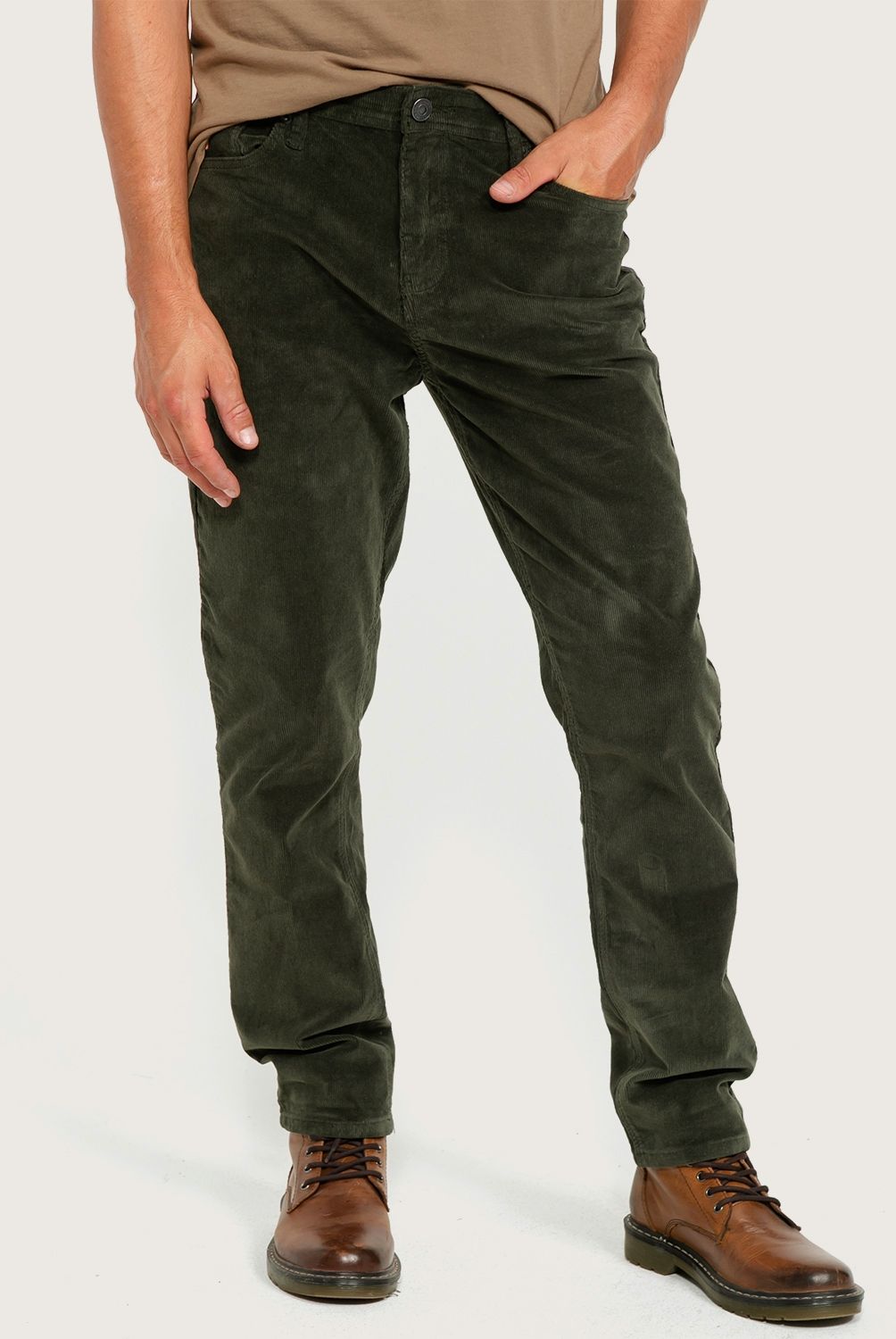 AMERICANINO - Pantalón Cotelé Slim Hombre