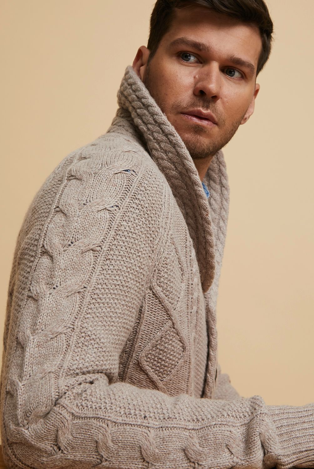 LA MARTINA - Cardigan de Lana Hombre
