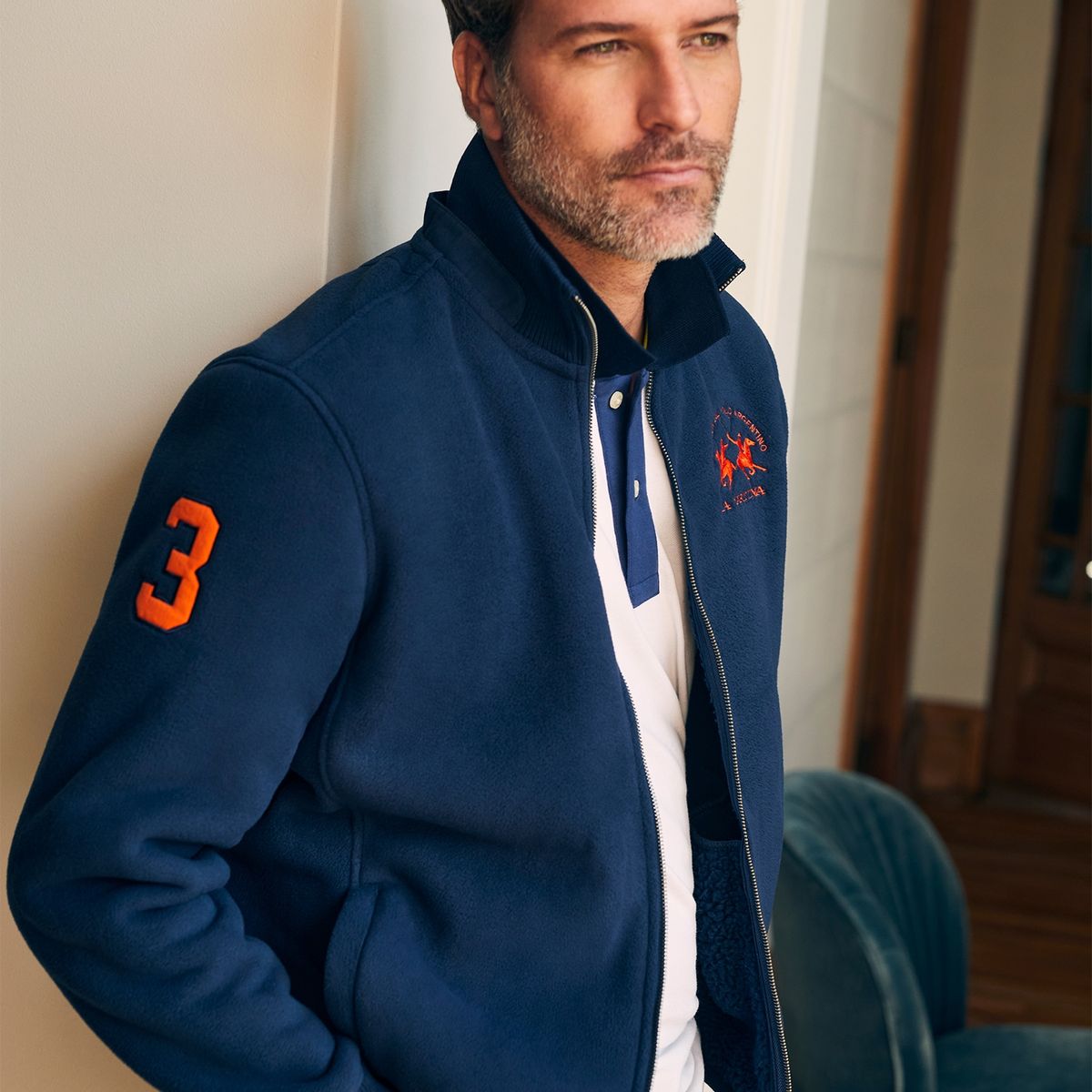 LA MARTINA - La Martina Polerón Polar Manga Larga Hombre