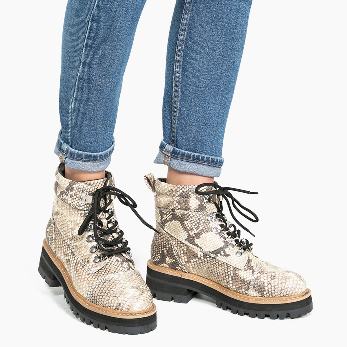 BASEMENT - Botín Mujer Animal Print