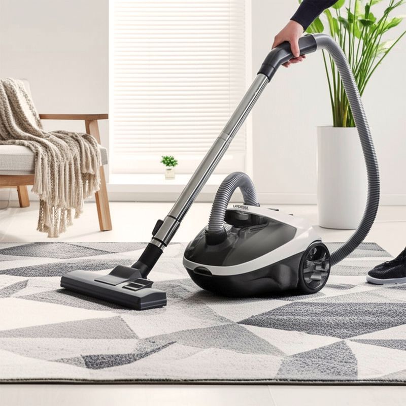 WURDEN - Aspiradora de Arrastre Wurden 1400W Silenciosa con Bolsa
